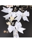Затискачі для сосків Cnt White Bowknot Nipple Clamps