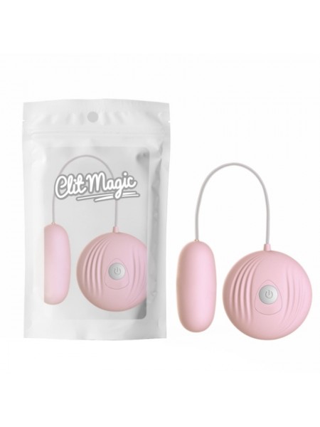 Віброяйцо для стимуляції клітора Cowry Pink Cnt