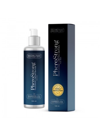Масажна олія з феромонами PheroStrong Limited Edition for Men Massage Oil 100
