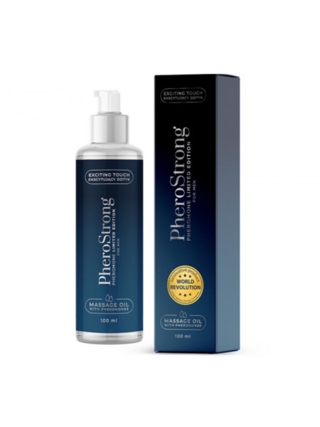 Масажна олія з феромонами PheroStrong Limited Edition for Men Massage Oil 100