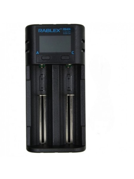 Зарядний пристрій для акумуляторів усіх типів RABLEX RB 406 Ni-Mh/Li-ion/Ni-CD/18650/ААА