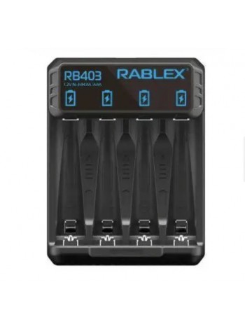 Зарядний пристрій для акумуляторів RABLEX RB 403 АА/ААА