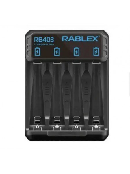 Зарядний пристрій для акумуляторів RABLEX RB 403 АА/ААА