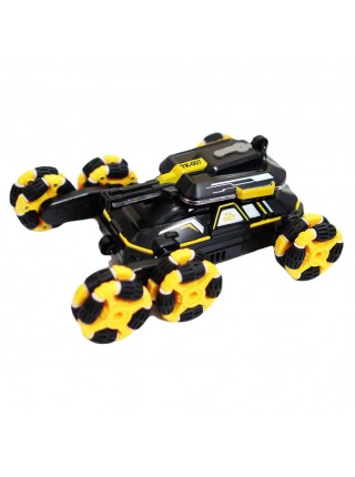 Іграшка танк-всюдихід RIAS TK-007 на радіокеруванні з парогенератором Black-Yellow (3_03909)