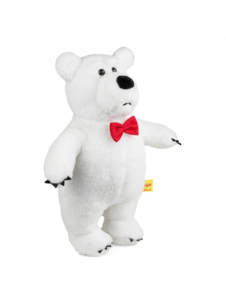 М'яка іграшка KidsQo Ведмедик Барбері 30 см Білий (KD739)