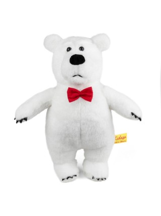 М'яка іграшка KidsQo Ведмедик Барбері 30 см Білий (KD739)
