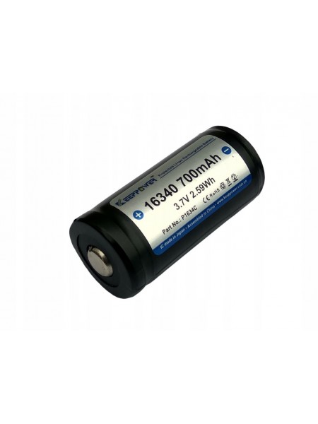 Акумулятор із захистом Keeppower DLG 16340 700mAh 3,7V Li-ion