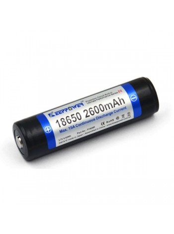 Акумулятор Keeppower Li-ion 18650 2600mAh із захистом