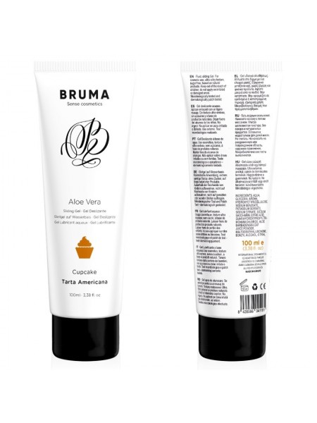 Лубрикант Bruma Aloe Vera Sliding Gel Cupcake Flavor 100 мл