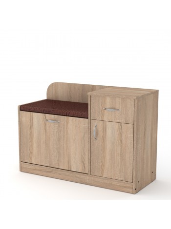 Тумба для взуття Компаніт ТО 4 Дуб сонома