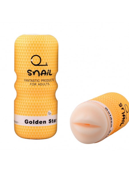 Чоловічий багаторазовий вакуумний мастурбатор SNAIL Oral Sex