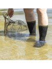 Шкарпетки водонепроникні із зеленою смужкою Dexshell Trekking S Чорний