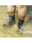 Шкарпетки водонепроникні з оранжевою смугою Dexshell Ultra Dri Sports S Чорний
