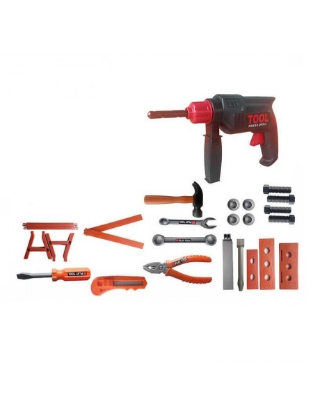 Ігровий набір інструментів Tool Set Набір будівельника 23 аксесуари Multicolor (140708)