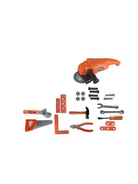 Ігровий набір інструментів Tool Set Набір будівельника 23 аксесуари Multicolor (140709)