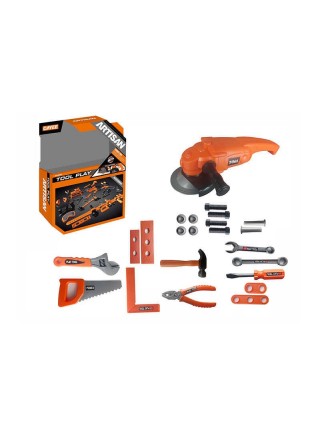 Ігровий набір інструментів Tool Set Набір будівельника 23 аксесуари Multicolor (140709)