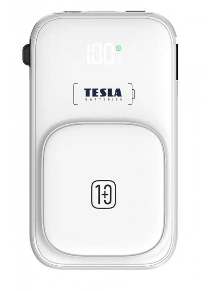 УМБ TESLA Fast Charge Wireless Power Bank 10000mAh (MagSafe) White