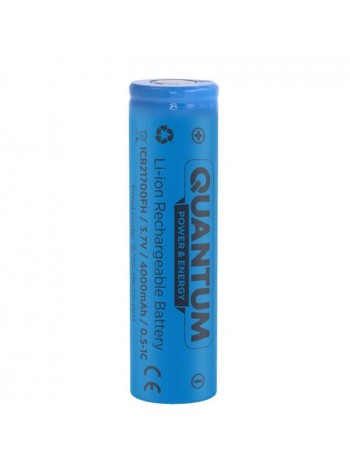 Акумулятор літій-іонний Quantum Li-ion ICR21700, 4000 mAh, 0.5-1С, 1 шт./пач.