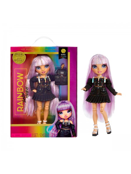 Лялька Rainbow High Ейвері Стайлз із колекції Junior High
