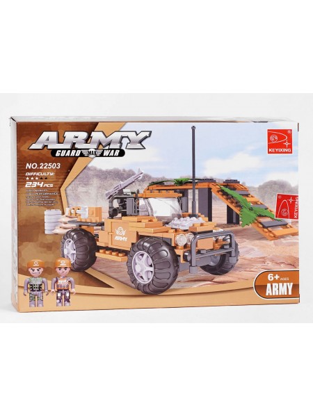 Конструктор AUSINI Keyixing Броньований джип 234 елементи Camouflage (123668)