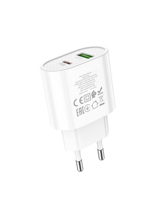 Мережевий зарядний пристрій Avantis A865PD QC3.0 (20W PD) — білий