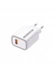 Мережевий зарядний пристрій Aspor A803 (USB/18W) — білий