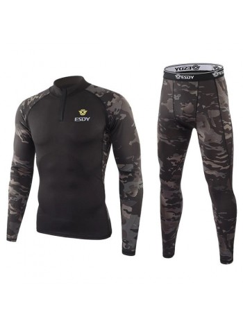 Термобілизна Чоловіча ESDY a173 Dark Camo L