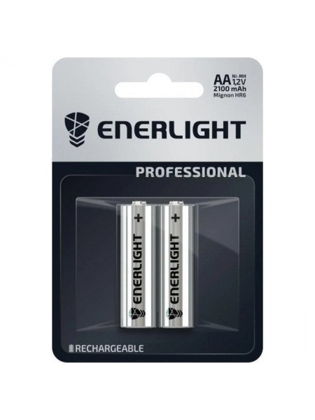 Акумуляторні батарейки АА ENERLIGHT Professional AA 2100 mAh BLI 2 шт.