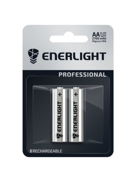 Акумуляторні батарейки АА ENERLIGHT Professional AA 2700mAh BLI 2 шт.