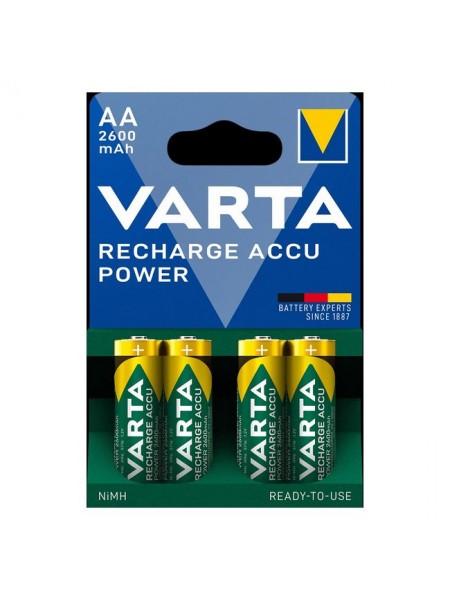 АА VARTA ACCU AA 2600 mAh BLI 4 шт (READY 2 USE)
