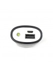 Корпус УМБ для акумуляторів 2x18650 max 5600 mA USB microUSB з ліхтариком Білий (2x18650 White) Power