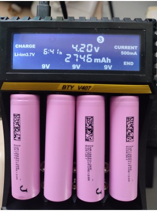 Акумулятор літієвий Li-Ion 18650 4,2V INR 5C 30mΩ 2600 mAh Реальний для складок (INR1865026E)