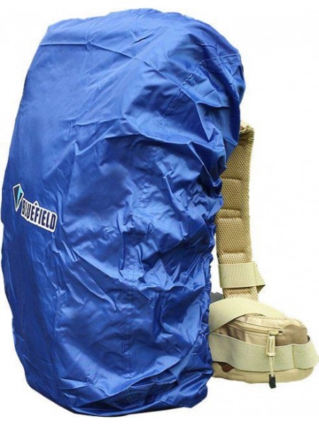 Чохол-накидка для рюкзака Рейнкавер Дощовик Bluefield M 35-55 л Синій (050658)
