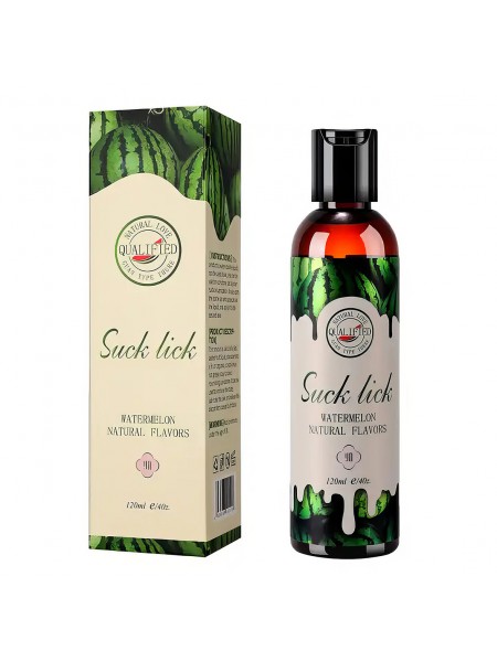 Інтимне мастило Suck Lick з ароматом і смаком кавуна 120 ml COKELIFE