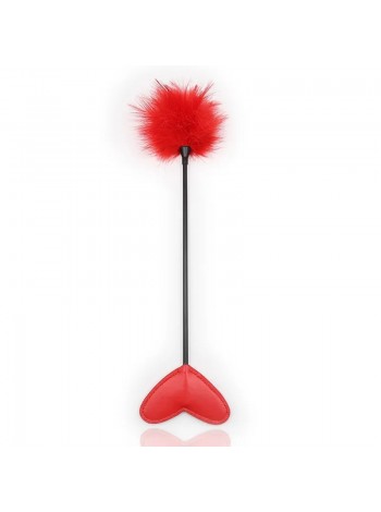 Стек у формі серця з пером Feather Heart Teaser Red Vscnovelty