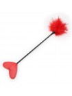 Стек у формі серця з пером Feather Heart Teaser Red Vscnovelty