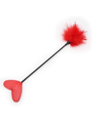 Стек у формі серця з пером Feather Heart Teaser Red Vscnovelty