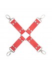Хрестовина-фіксатор для наручників і наножників Bdsm Cross Red Vscnovelty