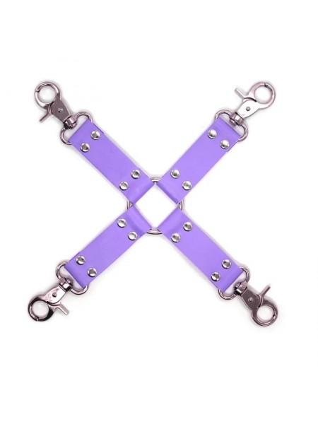Хрестовина-фіксатор для наручників і наножників Bdsm Cross Purple Vscnovelty