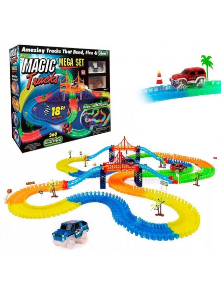 Перегонова траса Magic Tracks 360 2 машинки + місток Limon4ik (1756374511)