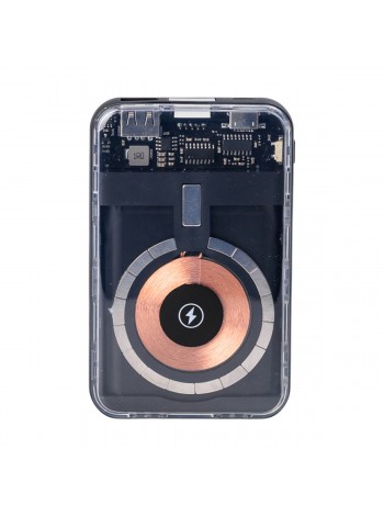 Повербанк Smart X 10000 mAh з бездротовою зарядкою USB-С/USB-A/microUSB/Apple Lightning 3 шнури в комплекті