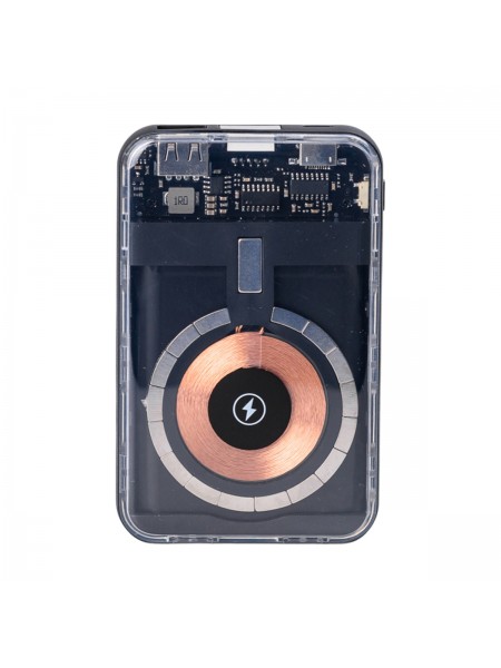 Повербанк Smart X 10000 mAh з бездротовою зарядкою USB-С/USB-A/microUSB/Apple Lightning 3 шнури в комплекті