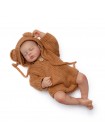 Силіконова колекційна лялька Хлопчик Тед Повністю Анатомічна Reborn Doll Висота 50 см (766)