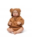 Силіконова колекційна лялька Хлопчик Тед Повністю Анатомічна Reborn Doll Висота 50 см (766)