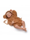 Силіконова колекційна лялька Хлопчик Тед Повністю Анатомічна Reborn Doll Висота 50 см (766)