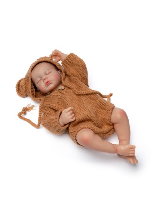 Силіконова колекційна Лялька Тедді Висота 50 см Reborn Doll (775)