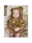 Силіконова колекційна Лялька Тедді Висота 50 см Reborn Doll (775)