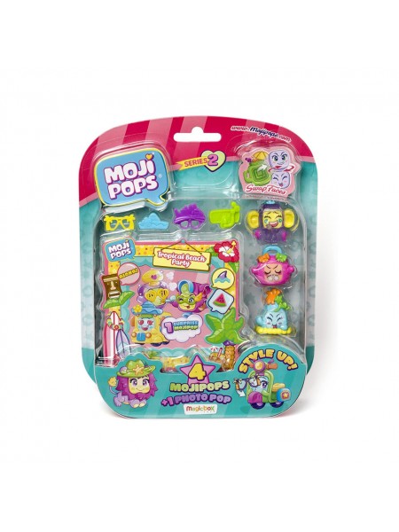 Ігровий набір Фотосесія Moji Pops S2 PMP2B416IN00 4 фігурки аксесуари