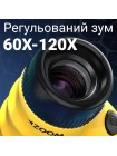 Дитячий ручний мікроскоп для досліджень 120Х OEM 2020A-1 Жовтий