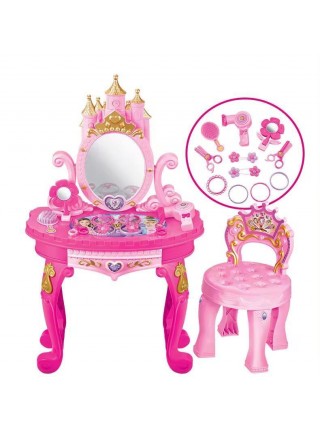 Дитячий ігровий набір косметичний JC Toys столик з набором аксесуарів для макіяжу Girl (AUAU01)